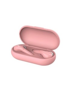AURICULAR TRUST NIKA INALAMBRICO BLUETOOTH CON ESTUCHE DE CARGA COLOR ROSA