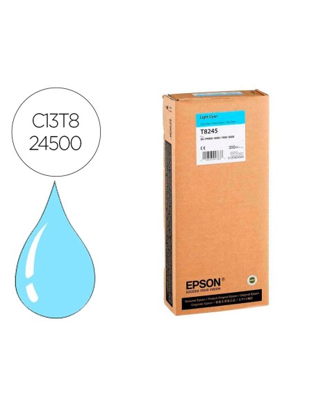 INK-JET EPSON GF SURECOLOR SERIE SC-P CIAN CLARO ULTRACHROME HDX/HD 350ML