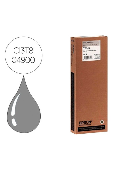 INK-JET EPSON GF SURECOLOR SERIE SC-P GRIS CLARO ULTRACHROME HDX/HD 700ML