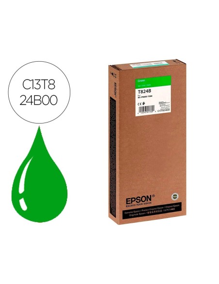 INK-JET EPSON GF SURECOLOR SERIE SC-P VERDE ULTRACHROME HDX/HD 350ML