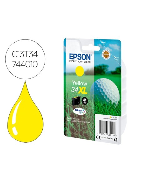INK-JET EPSON SINGLEPACK AMARILLO 34XL DURABRITE ULTRA INK
