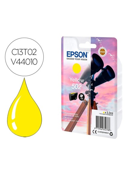 INK-JET EPSON SINGLEPACK AMARILLO 502 INK