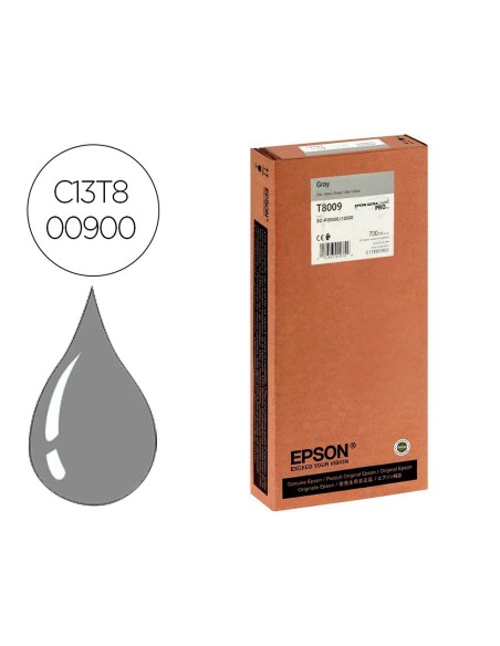 INK-JET EPSON SINGLEPACK GRAY T800900 ULTRACHROME PRO 700ML