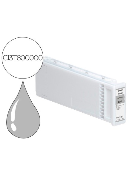 INK-JET EPSON SINGLEPACK LIGHT GRAY T800000 ULTRACHROME PRO 700ML