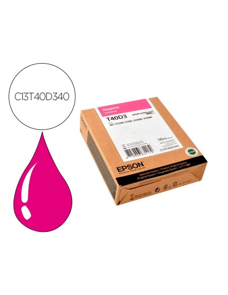 INK-JET EPSON ULTRACHROME XD2 MAGENTA T40D340 SC-T3100 / SC-T5100 50 ML