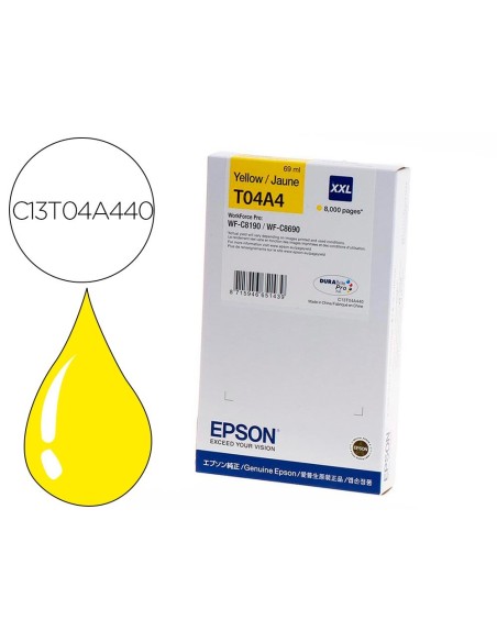 INK-JET EPSON WF-C8190 / WF-C8690 XXL AMARILLO