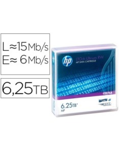 CINTA DATOS HP LTO ULTRIUM 6 2.5TB/6.25TB RW/1000 PAGINAS