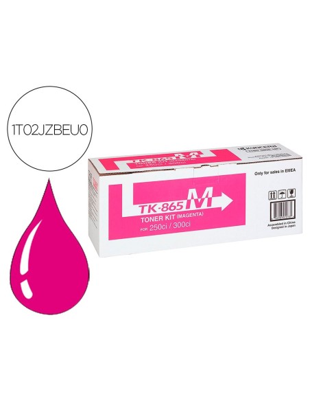 TONER KYOCERA -MITA COPIADORA TASKALFA 250CI/300CI MAGENTA TK865M 12.000 PAGINAS