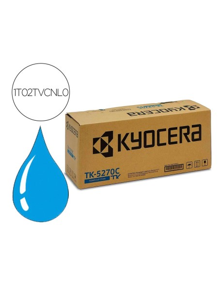 TONER KYOCERA TK5270C CIAN PARA ECOSYS M6230 / 6630CIDN