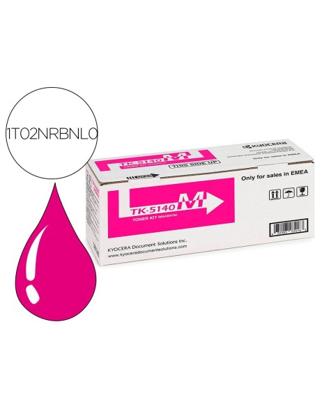 TONER TK5140 KYOCERA ECOSYS M6530CDN, M6530CDN/KL3, P6130CDN, P6130CDN/KL3 MAGENTA 5.000 PAG