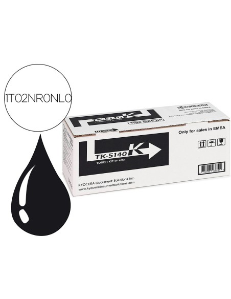 TONER TK-5140K KYOCERA ECOSYS M6530CDN, M6530CDN/KL3, P6130CDN, P6130CDN/KL3 NEGRO TK5140