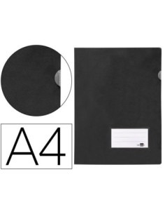 CARPETA LIDERPAPEL DOSSIER A4 UÑERO NEGRO OPACO