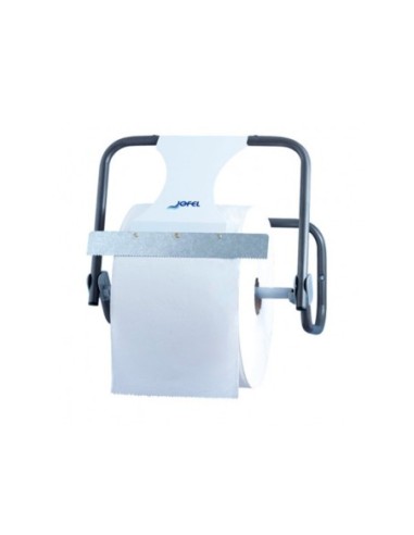 PORTABOBINA INDUSTRIAL JOFEL METALICO MURAL CON SIERRA DE CORTE PARA BOBINAS DE HASTA 500 M 435X416X285 MM