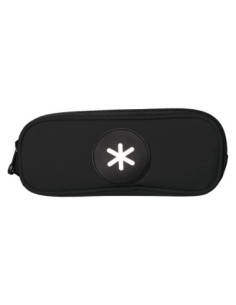 BOLSO ESCOLAR PORTATODO ANTARTIK DOBLE CREMALLERA COLOR NEGRO 210X60X80 MM