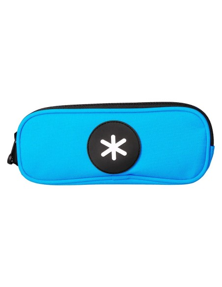 BOLSO ESCOLAR PORTATODO ANTARTIK DOBLE CREMALLERA COLOR AZUL 210X60X80 MM