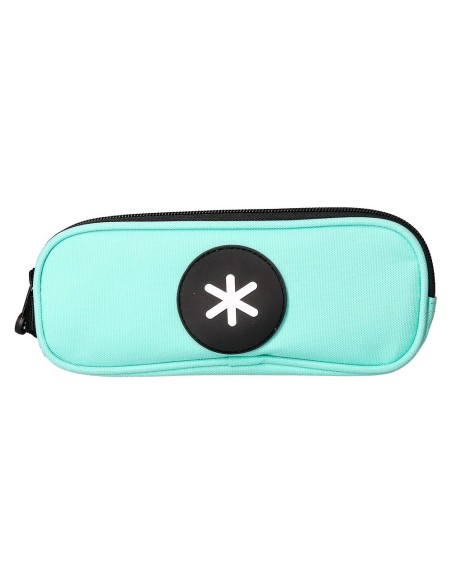 BOLSO ESCOLAR PORTATODO ANTARTIK DOBLE CREMALLERA COLOR VERDE MENTA 210X60X80 MM