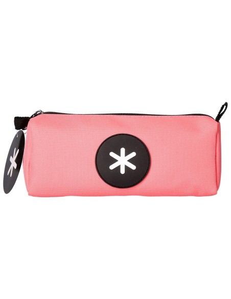 BOLSO ESCOLAR PORTATODO ANTARTIK TRIANGULAR CORAL 210X70X80 MM