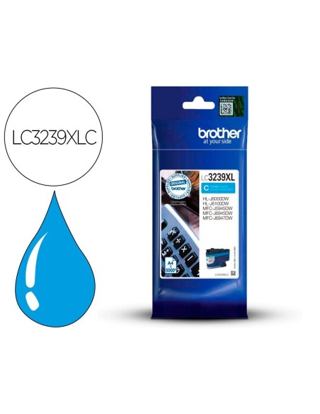 INK-JET BROTHER LC3239XLC MFC-J6945DW / MFC-J5945DW / HL-J6000DW CIAN 5000 PAGINAS