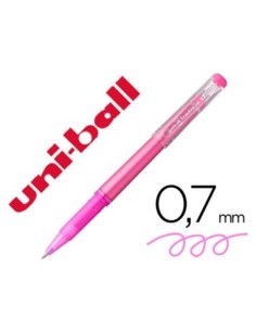 ROTULADOR UNI-BALL ROLLER UF-222 TINTA GEL BORRABLE 0,7 MM ROSA