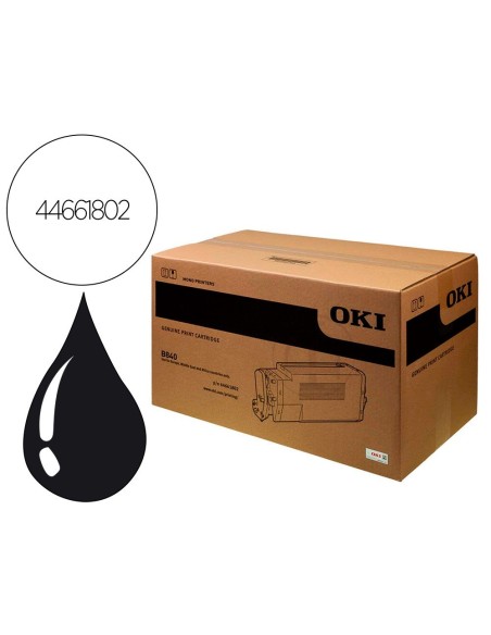 TONER OKI LASER SERIE B840 NEGRO 20000 PAGINAS