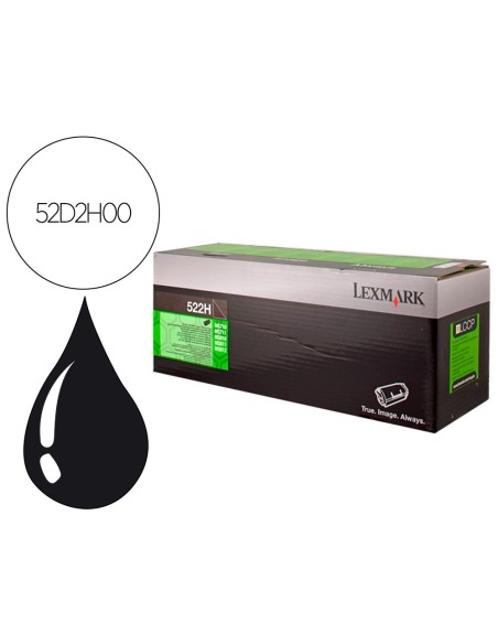 TONER LASER LEXMARK 522H NEGRO