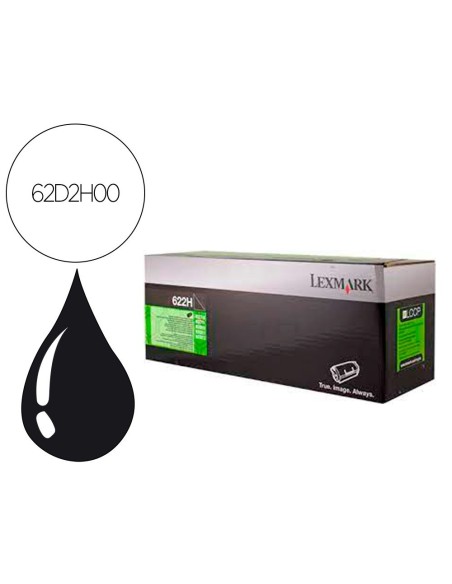 TONER LASER LEXMARK 622H NEGRO