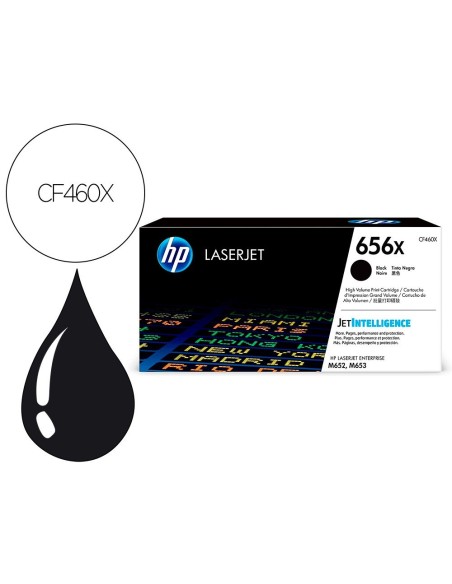 TONER HP LASER 656X-CF460X NEGRO 27000 PAGINAS