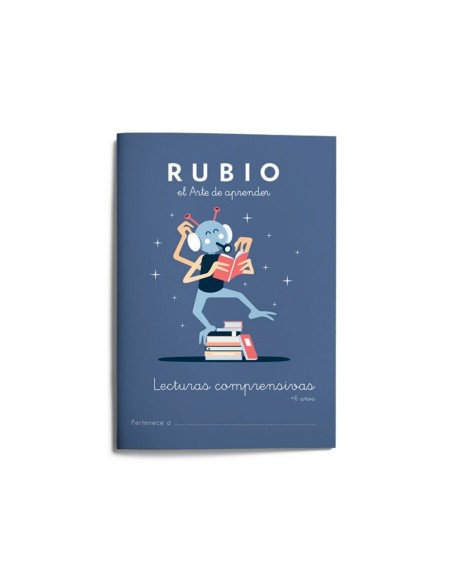 CUADERNO RUBIO LECTURAS COMPRENSIVAS + 6 AÑOS