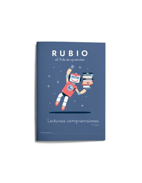 CUADERNO RUBIO LECTURAS COMPRENSIVAS + 7 AÑOS