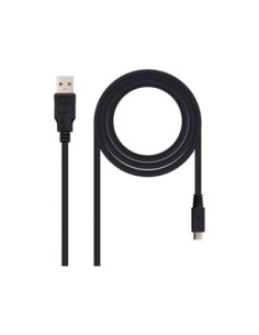 CABLE USB NANOCABLE 2.0 TIPO A/M-MICRO USB B/M COLOR NEGRO LONGITUD 1,8 M