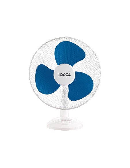 VENTILADOR DE SOBREMESA JOCCA 3 VELOCIDADES 40 W SISTEMA OSCILACION Y CABEZAL BASCULANTE DIAMETRO 300 MM
