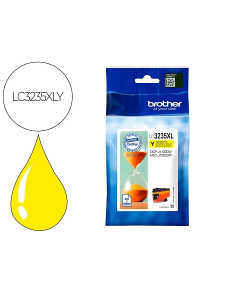 INK-JET BROTHER LC3235XLY DCP-J1100DW / MFC-J1300DW AMARILLO 5000 PAGINAS