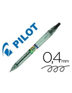 BOLIGRAFO PILOT ECOBALL PLASTICO RECICLADO TINTA ACEITE PUNTA DE BOLA 1 MM COLOR NEGRO