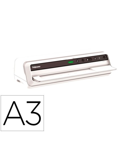 PLASTIFICADORA FELLOWES VENUS LX A3 SISTEMA ANTIATASCO 6 RODILLOS HASTA 250 MICRAS