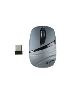 RATON NGS ASH DUAL OPTICO MINI 1200 DPI INALAMBRICO 2 BOTONES RECEPTOR USB 2,4 GHZ COLOR GRIS
