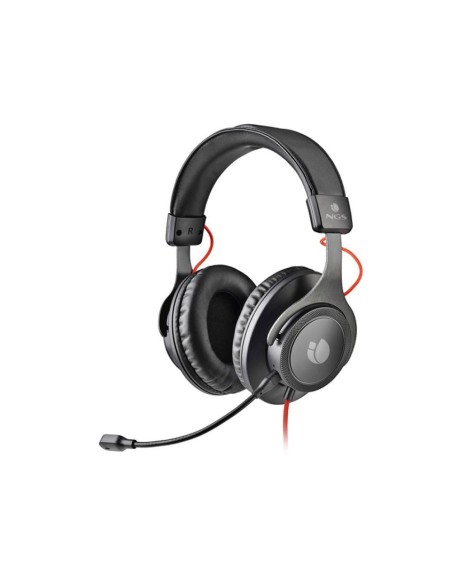 AURICULAR NGS CROSS TRAIL DIADEMA DOBLE MICROFONO JACK 3,5 MM LONGITUD CABLE 1,5 M COLOR NEGRO