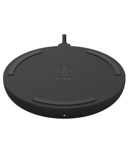 BASE DE CARGA INALAMBRICA BELKIN WIA001VFBK BOOST CHARGE 10W + CARGADOR QC 3.0 24W COLOR NEGRO