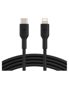 CABLE BELKIN CAA001BT1MBK LIGHTNING A USB-A BOOST CHARGE LONGITUD 1 M COLOR NEGRO