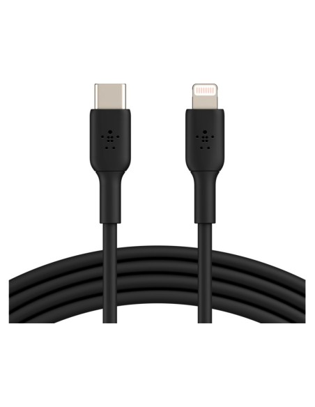 CABLE BELKIN CAA003BT1MBK USB-C A LIGHTNING BOOST CHARGE LONGITUD 1 M COLOR NEGRO
