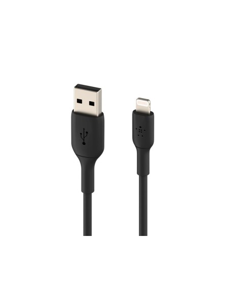 CABLE LIGHTNING BELKIN CAA001BT2MBK A USB-A BOOST CHARGE LONGITUD 2 M COLOR NEGRO