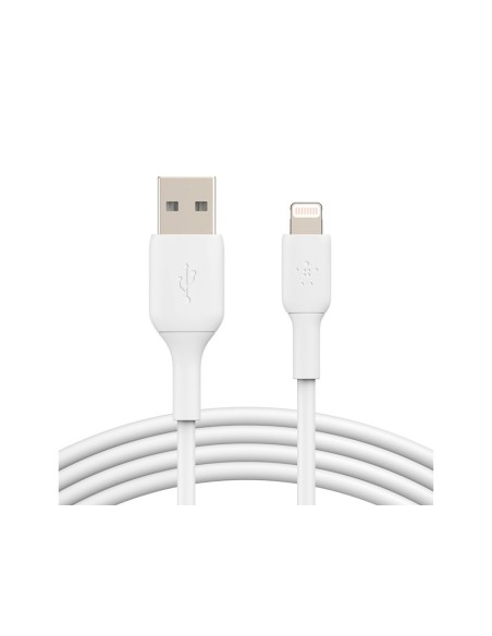 CABLE LIGHTNING BELKIN CAA001BT2MWH A USB-A BOOST CHARGE LONGITUD 2 M COLOR BLANCO
