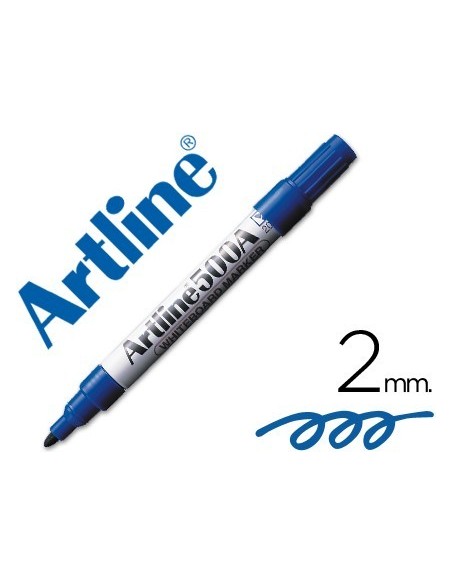 ROTULADOR ARTLINE PIZARRA EK-500 AZUL PUNTA REDONDA 2 MM RECARGABLE