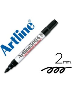 ROTULADOR ARTLINE PIZARRA EK-500 NEGRO PUNTA REDONDA 2 MM RECARGABLE