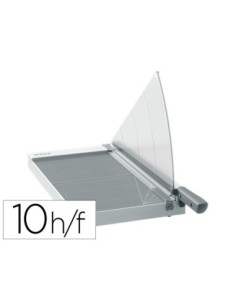 GUILLOTINA DE PALANCA LEITZ PRECISION HOME OFFICE A3 BASE PLASTICO LONGITUD CORTE 457 MM CAPACIDAD DE CORTE 10