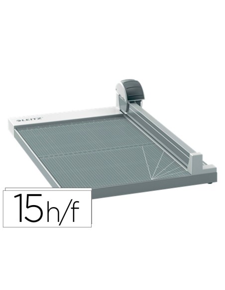 CIZALLA DE RODILLO LEITZ PRECISION OFFICE A3 BASE MADERA PLASTIFICADA LONGITUD CORTE 457 MM CAPACIDAD DE