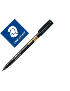 ROTULADOR STAEDTLER LUMOCOLOR RETROPROYECCION PUNTA DE FIBRA PERMANENTE SPECIAL 319-9 NEGRO PUNTA FINA