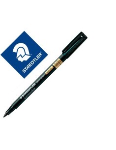 ROTULADOR STAEDTLER LUMOCOLOR RETROPROYECCION PUNTA DE FIBRA PERMANENTE SPECIAL 319-9 NEGRO PUNTA MEDIA