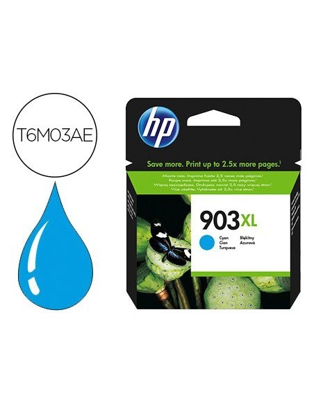 INK-JET HP 903XL OFFICEJET 6960 / 6970 CIAN 825 PAGINAS