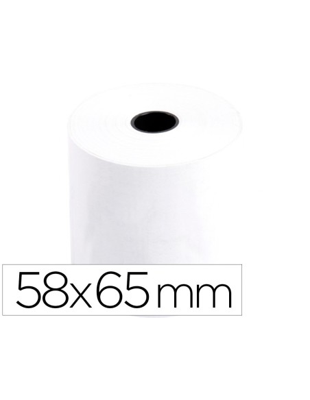 ROLLO SUMADORA Q-CONNECT ELECTRO 58 MM ANCHO X 65 MM DIAMETRO SIN BISFENOL A