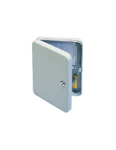 ARMARIO METALICO PORTALLAVES Q-CONNECT CHAPA DE ACERO 20 LLAVES CERRADURA DE SEGURIDAD 200X160X60 MM